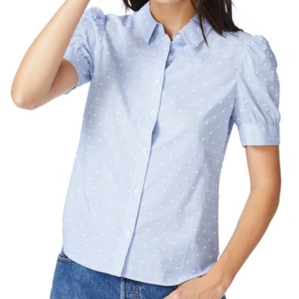 Court & Rowe Polka Dot Button-Up Shirt